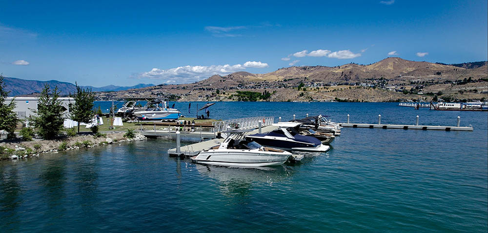 Chelan Bay Marina Boating dock at Chelan Bay Marina